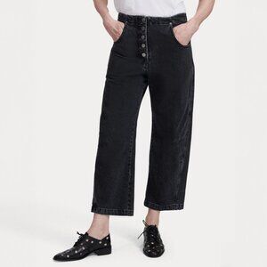 Rachel Comey Elkin Pants Washed Black Barrel Jeans